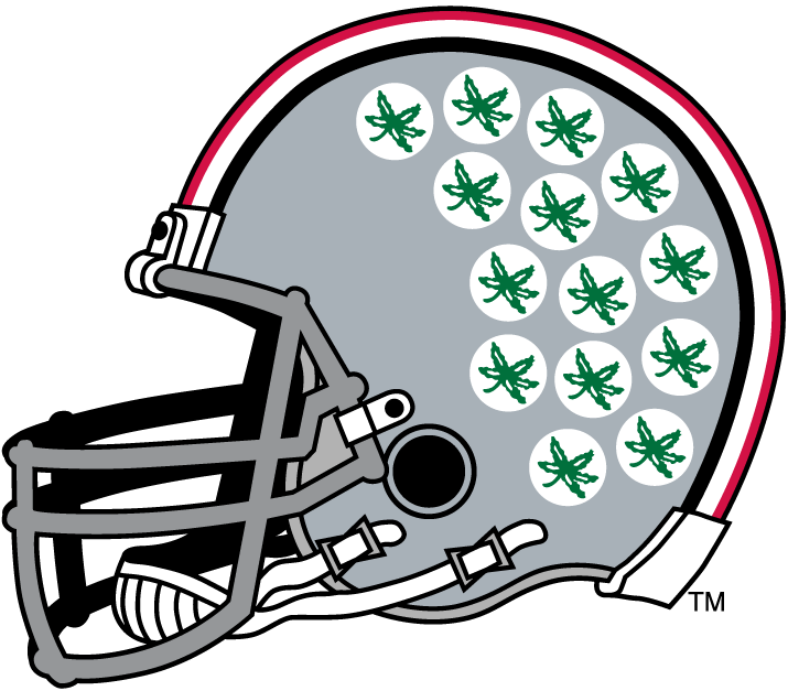 Ohio State Buckeyes 1968-Pres Helmet Logo v2 diy fabric transfer